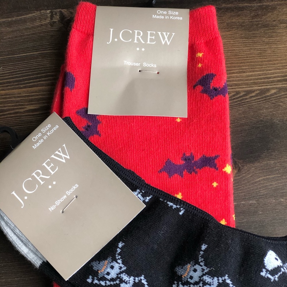 NWT J.Crew Halloween Sock Bundle